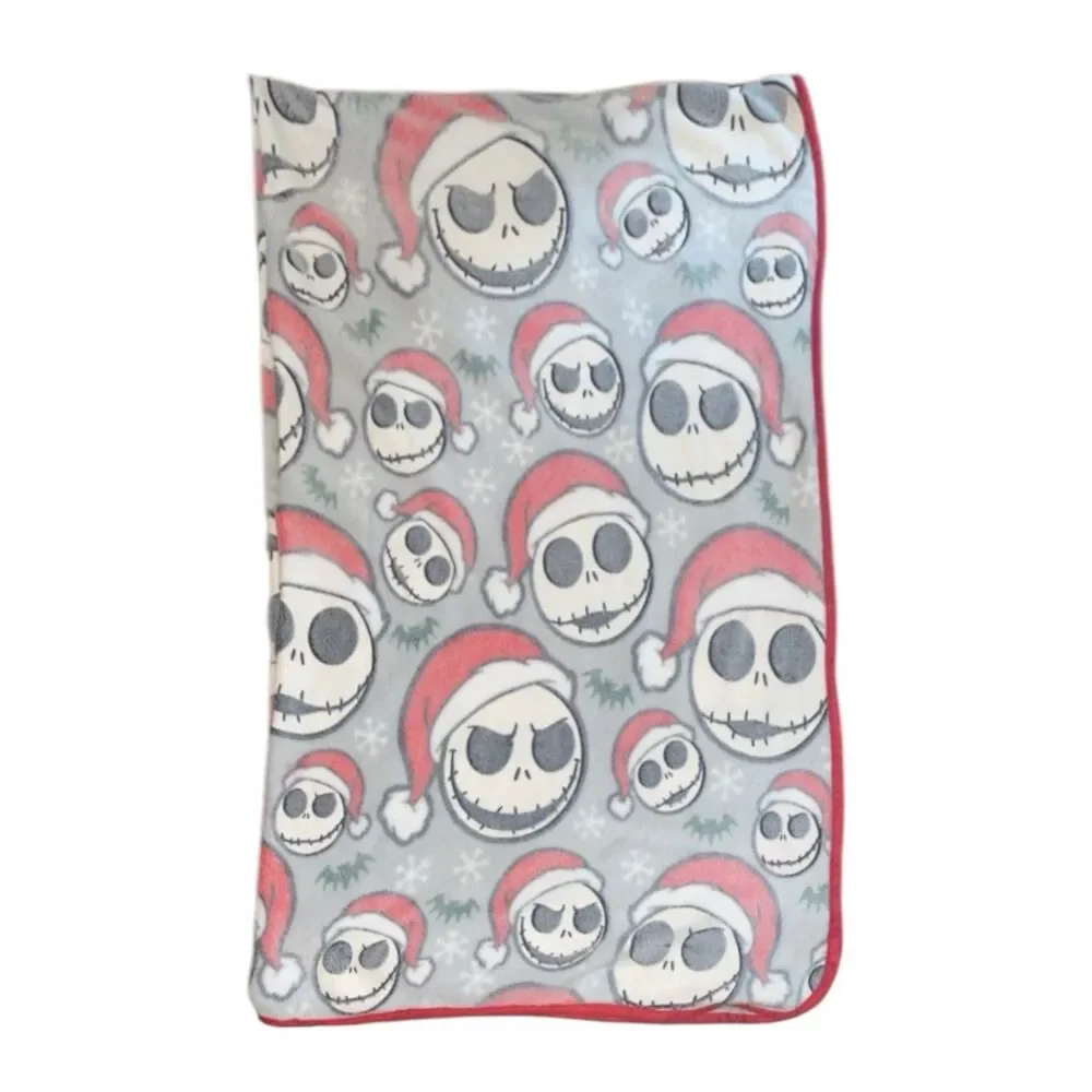 Disney Nightmare Before Christmas Glow in the Dark Soft Plush Blanket 60
